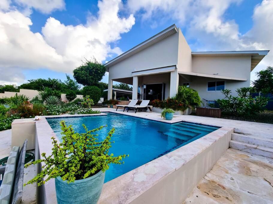 Villa With Pool And Sea View Fontein Extérieur photo